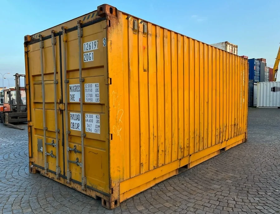 Container marittimo 20ft High Cube Pallet Wide (PW) usato