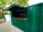 Container bar smontabile XL 3×2 m Verde RAL 6016 - immagine 5