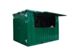 Container bar smontabile XL 3×2 m Verde RAL 6016