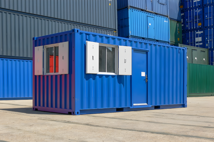 Container 20' ufficio + cucina e WC