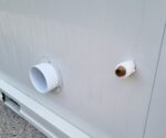 Container sanitario SCDD RAL 9002 Bianco grigiastro | A 2350 x L 2400 x P 1250 mm | 2 porte | con doccia - immagine 2