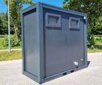 Container sanitario SCD RAL 7016 Grigio antracite | A 2335 x L 2400 x P 1200 mm | 2 porte | 2 WC - immagine 8