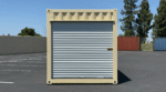 Container di stoccaggio da 30 piedi (revisionato) con serranda avvolgibile - immagine 9
