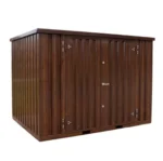 Container effetto legno 3 x 2 metri – con doppia porta sul lato lungo