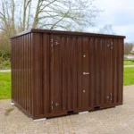 Container effetto legno 3 x 2 metri – con doppia porta sul lato lungo - immagine 7