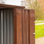 Container effetto legno 3 x 2 metri – con doppia porta sul lato lungo - immagine 4